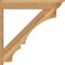 Ekena Millwork Balboa Traditional Rough Sawn Outlooker, Western Red Cedar, 8"W x 46"D x 46"H OUT08X46X46BOA01RWR - alternate 4